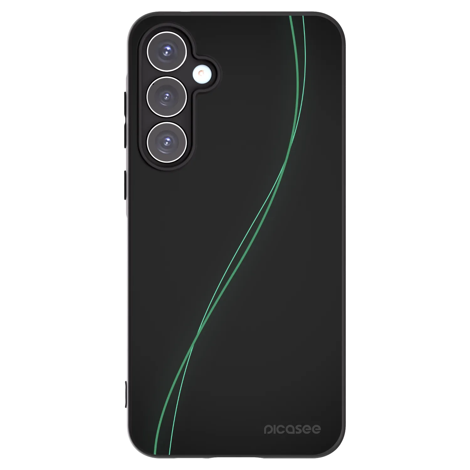 Picasee fekete szilikon tok az alábbi mobiltelefonokra Samsung Galaxy A55 5G A556B - Be Different
