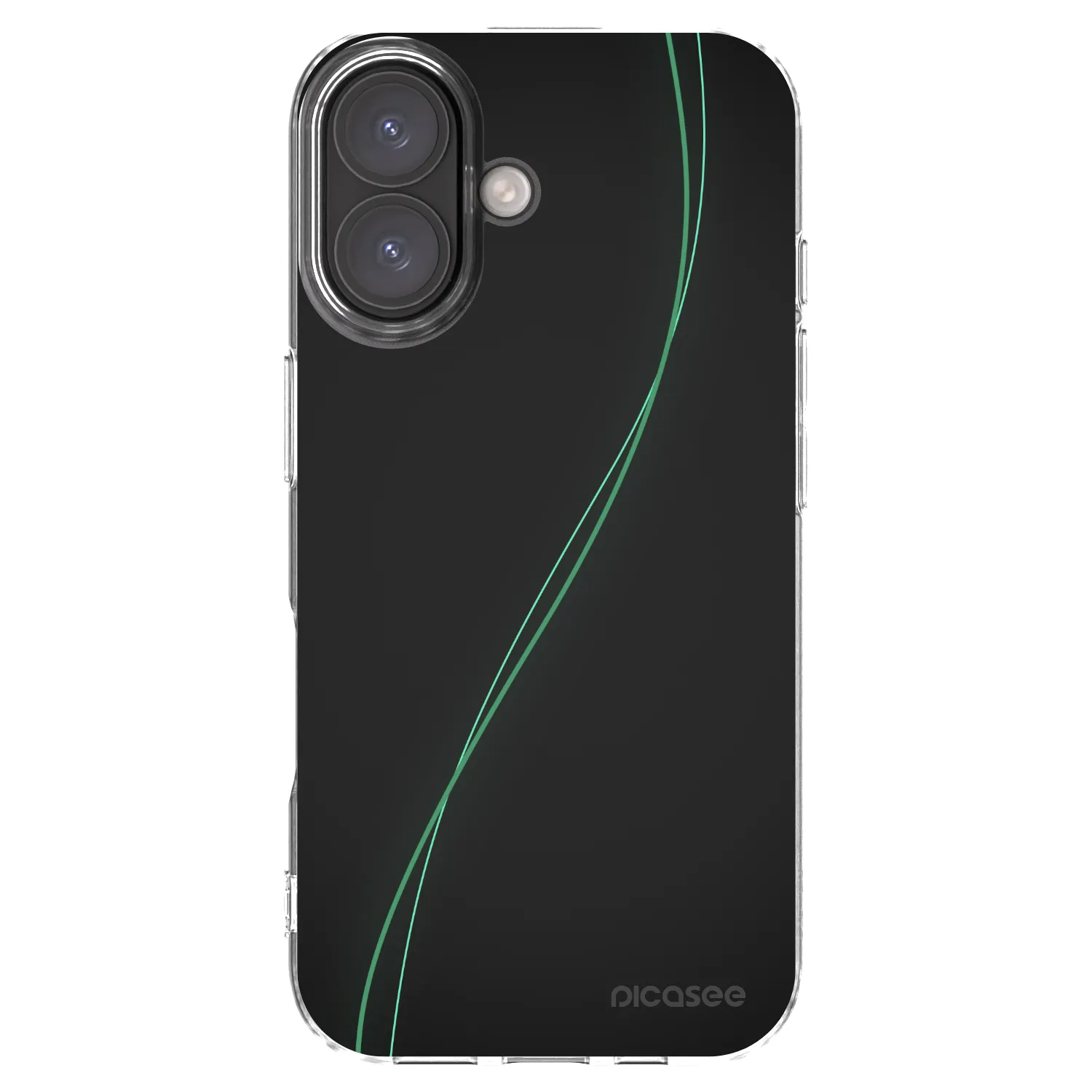 Picasee átlátszó szilikon tok az alábbi mobiltelefonokra Apple iPhone 16 - Be Different