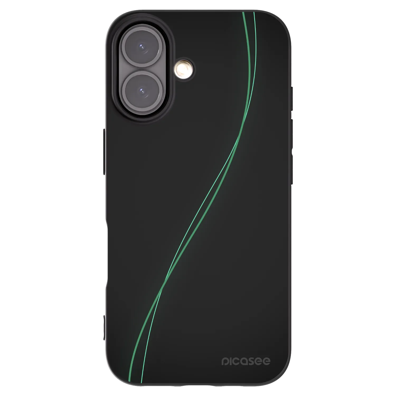 Picasee fekete szilikon tok az alábbi mobiltelefonokra Apple iPhone 16 - Be Different