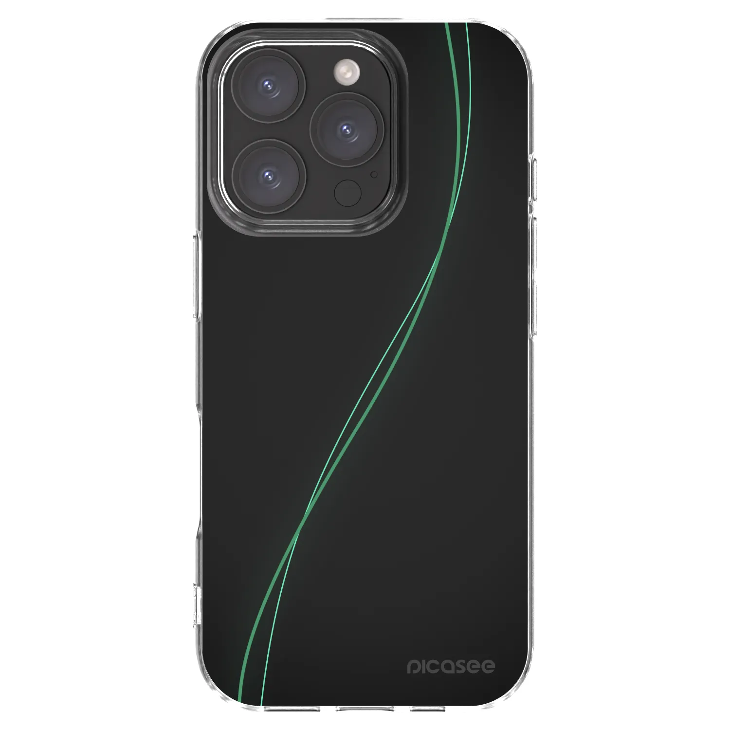 Picasee átlátszó szilikon tok az alábbi mobiltelefonokra Apple iPhone 16 Pro - Be Different