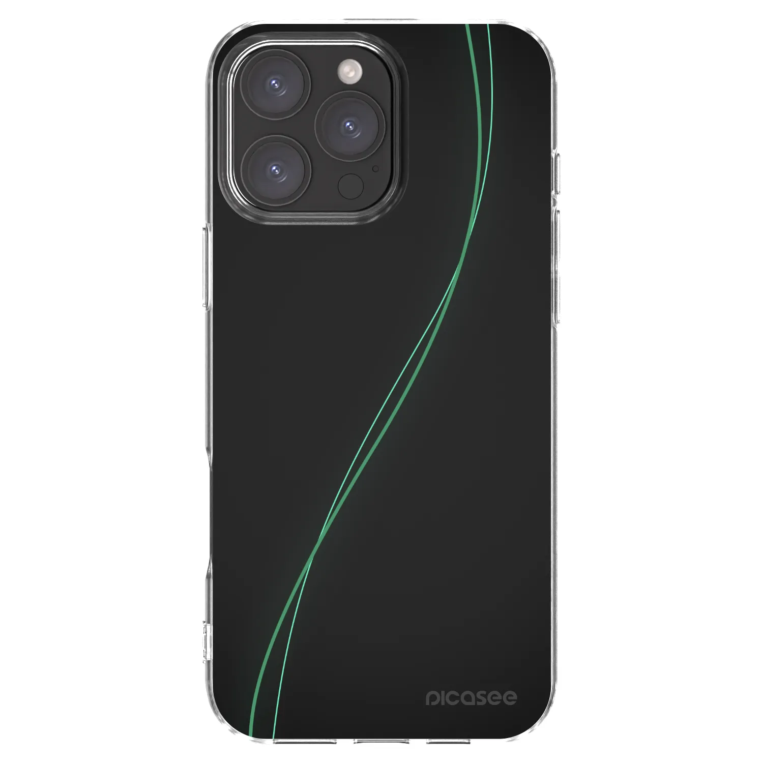 Picasee átlátszó szilikon tok az alábbi mobiltelefonokra Apple iPhone 16 Pro Max - Be Different