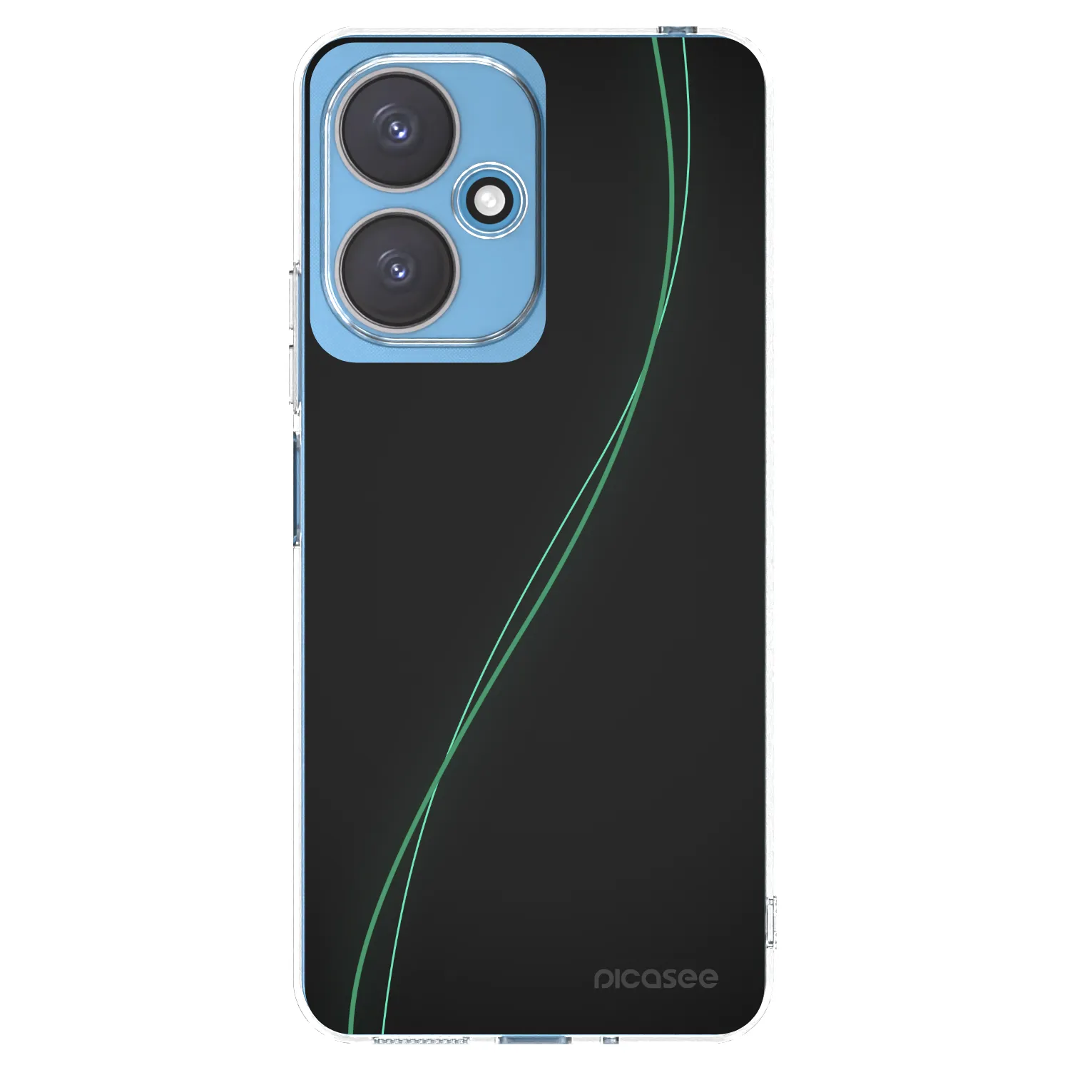 Picasee átlátszó szilikon tok az alábbi mobiltelefonokra Xiaomi Redmi 13C 5G - Be Different