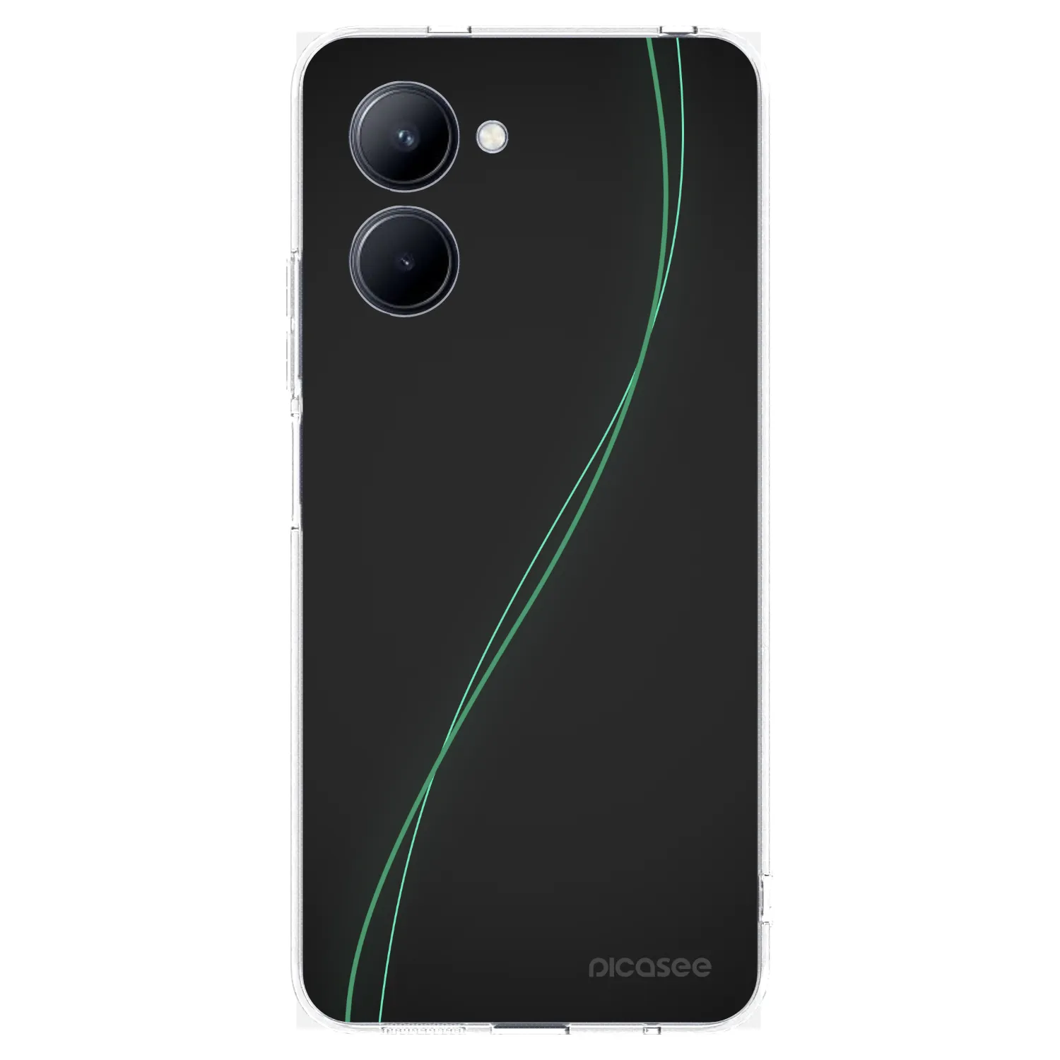 Picasee átlátszó szilikon tok az alábbi mobiltelefonokra Realme C33 (2023) - Be Different