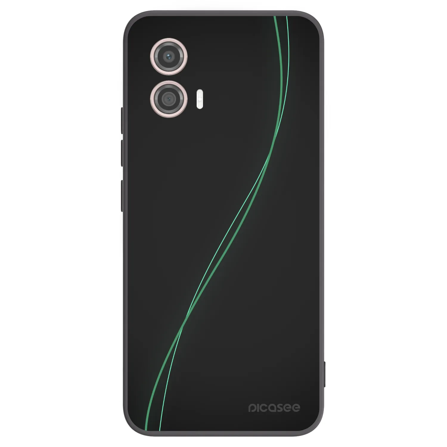 Picasee fekete szilikon tok az alábbi mobiltelefonokra Motorola Moto G53 5G - Be Different