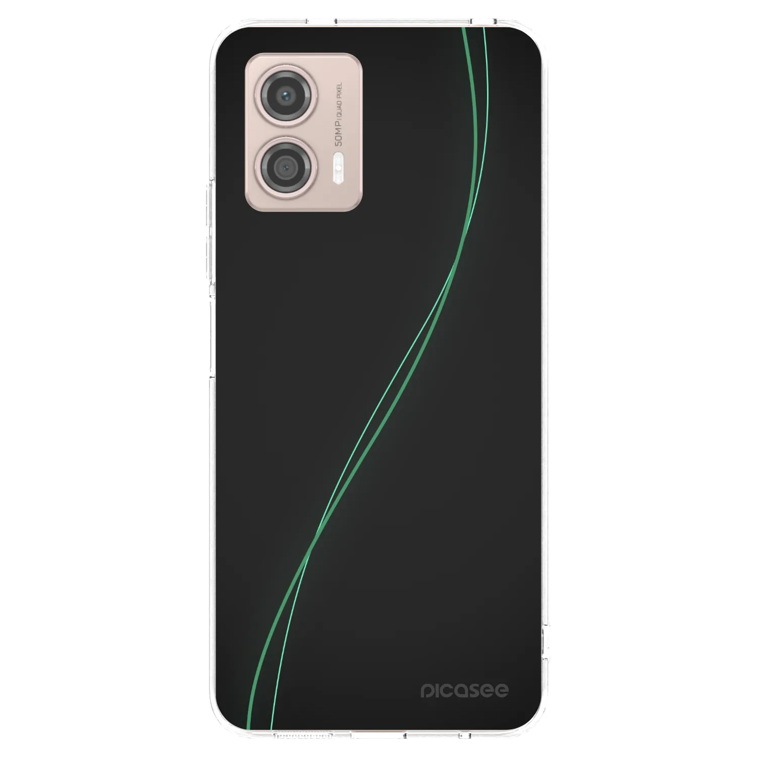 Picasee átlátszó szilikon tok az alábbi mobiltelefonokra Motorola Moto G53 5G - Be Different