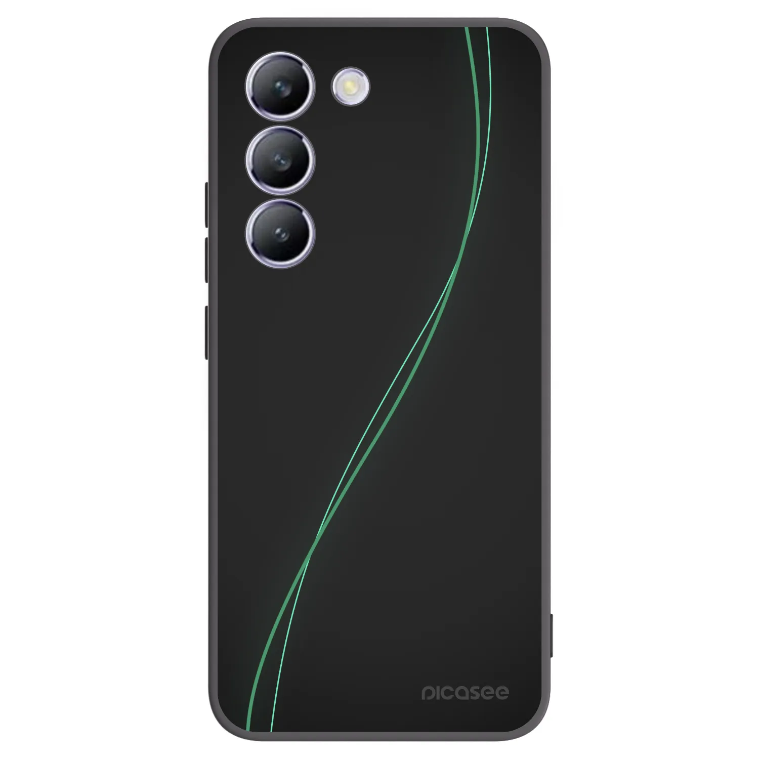 Picasee fekete szilikon tok az alábbi mobiltelefonokra Vivo V40 SE 5G - Be Different