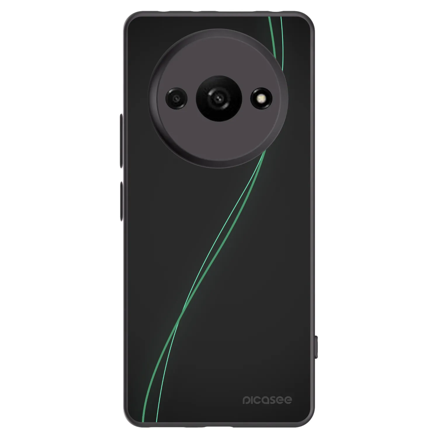 Picasee fekete szilikon tok az alábbi mobiltelefonokra Xiaomi Redmi A3 - Be Different