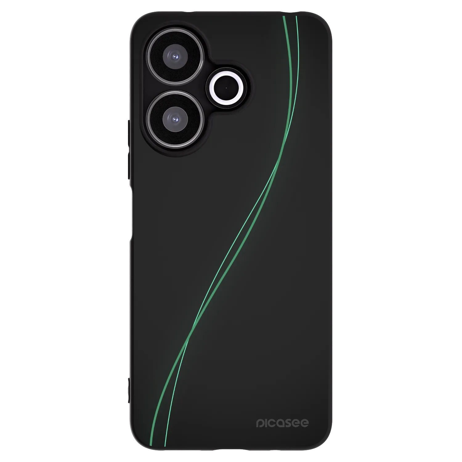 Picasee fekete szilikon tok az alábbi mobiltelefonokra Xiaomi Redmi 13 4G - Be Different