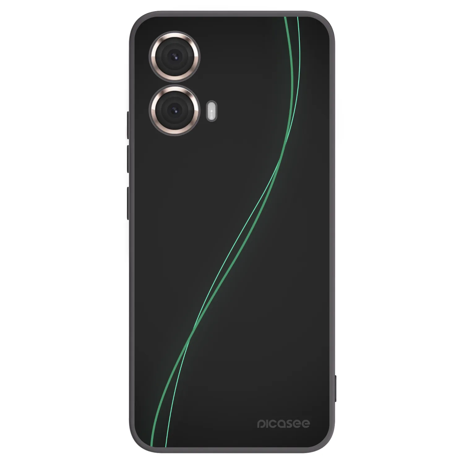 Picasee fekete szilikon tok az alábbi mobiltelefonokra Motorola Moto G85 - Be Different