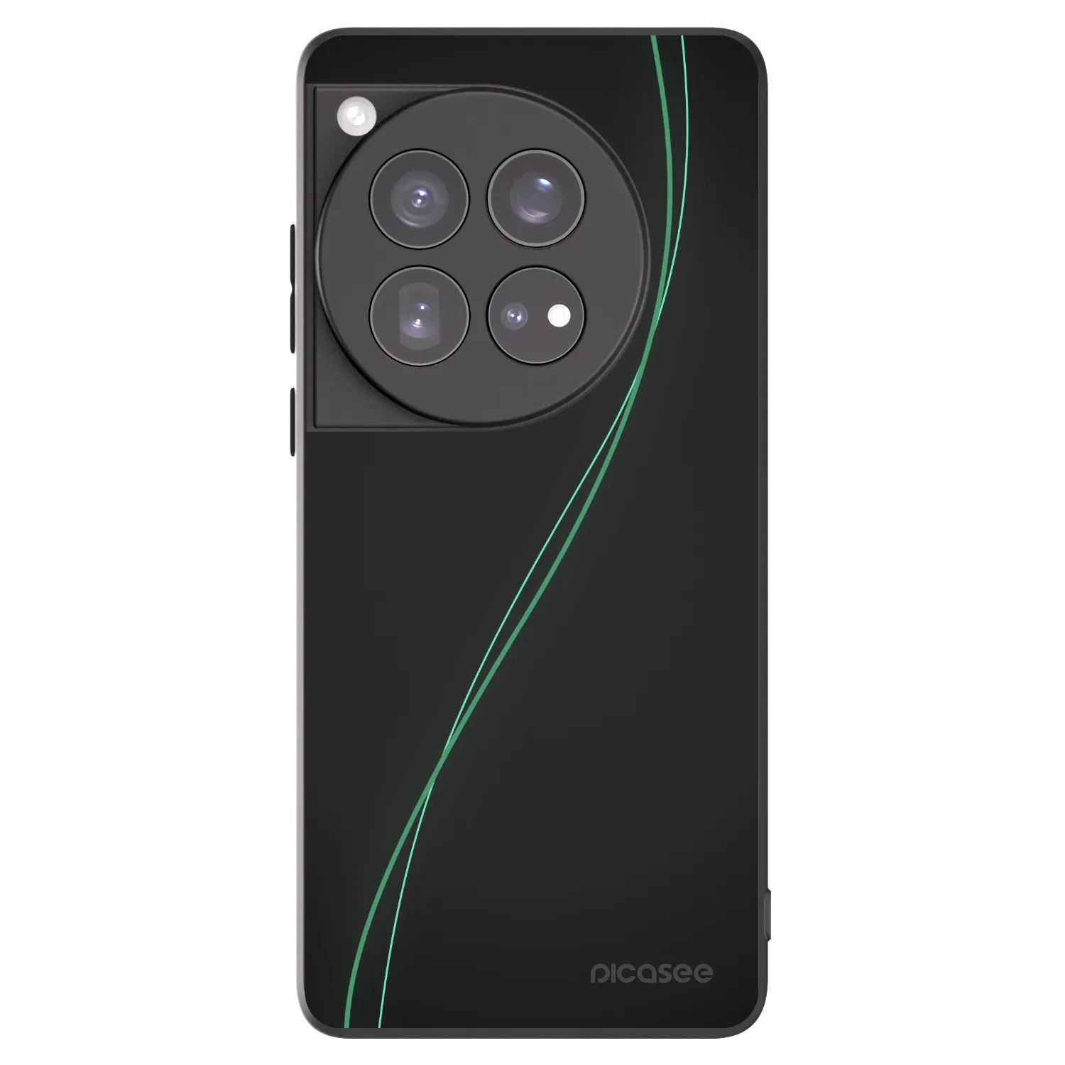 Picasee fekete szilikon tok az alábbi mobiltelefonokra OnePlus 12 5G - Be Different
