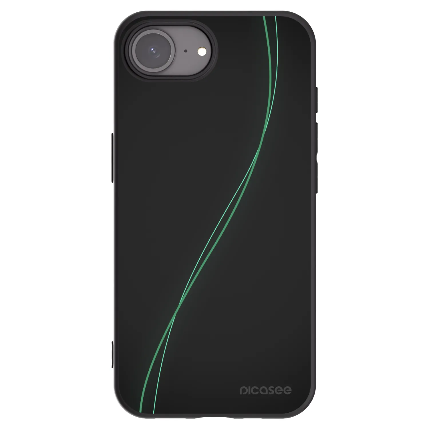 Picasee fekete szilikon tok az alábbi mobiltelefonokra Apple iPhone 16e - Be Different