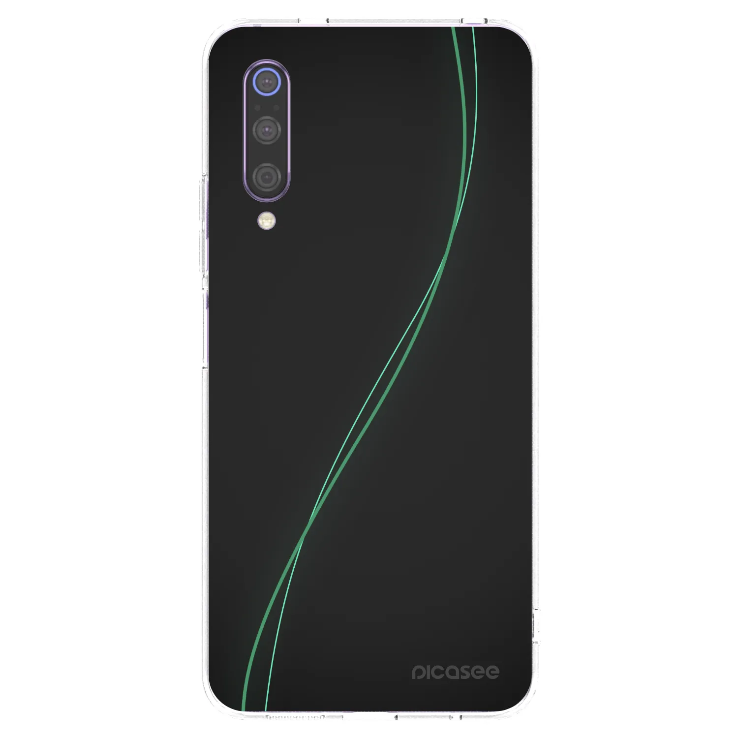 Picasee átlátszó szilikon tok az alábbi mobiltelefonokra Xiaomi Mi 9 - Be Different