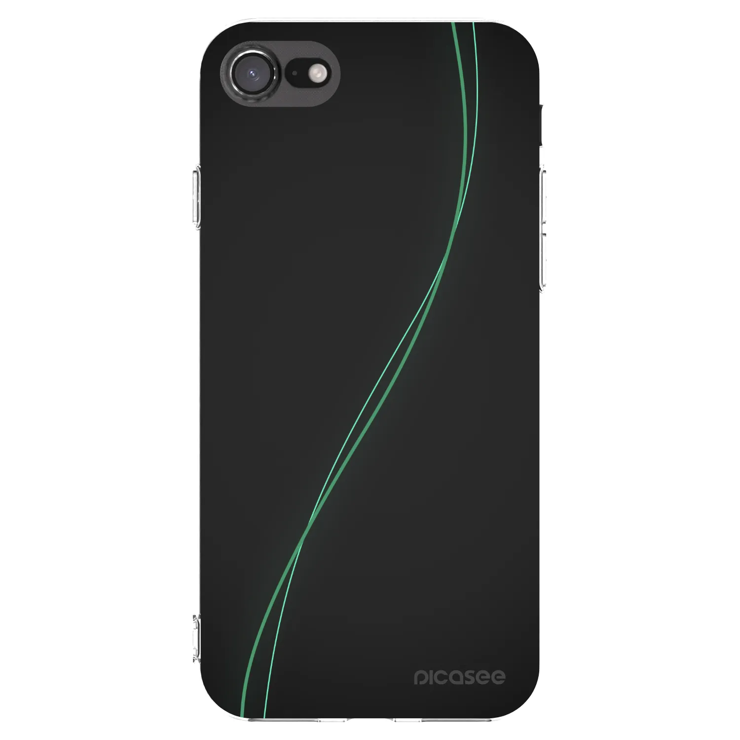 Picasee átlátszó szilikon tok az alábbi mobiltelefonokra Apple iPhone 7 - Be Different