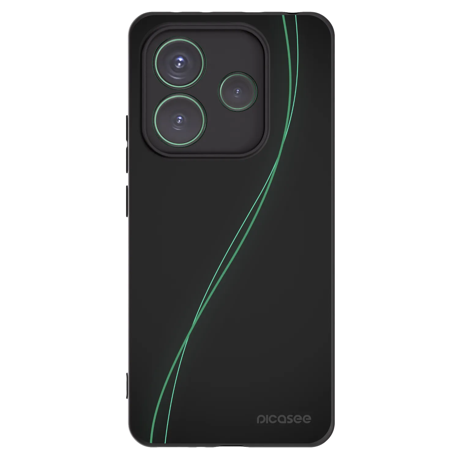Picasee fekete szilikon tok az alábbi mobiltelefonokra Xiaomi Redmi Note 14 5G - Be Different