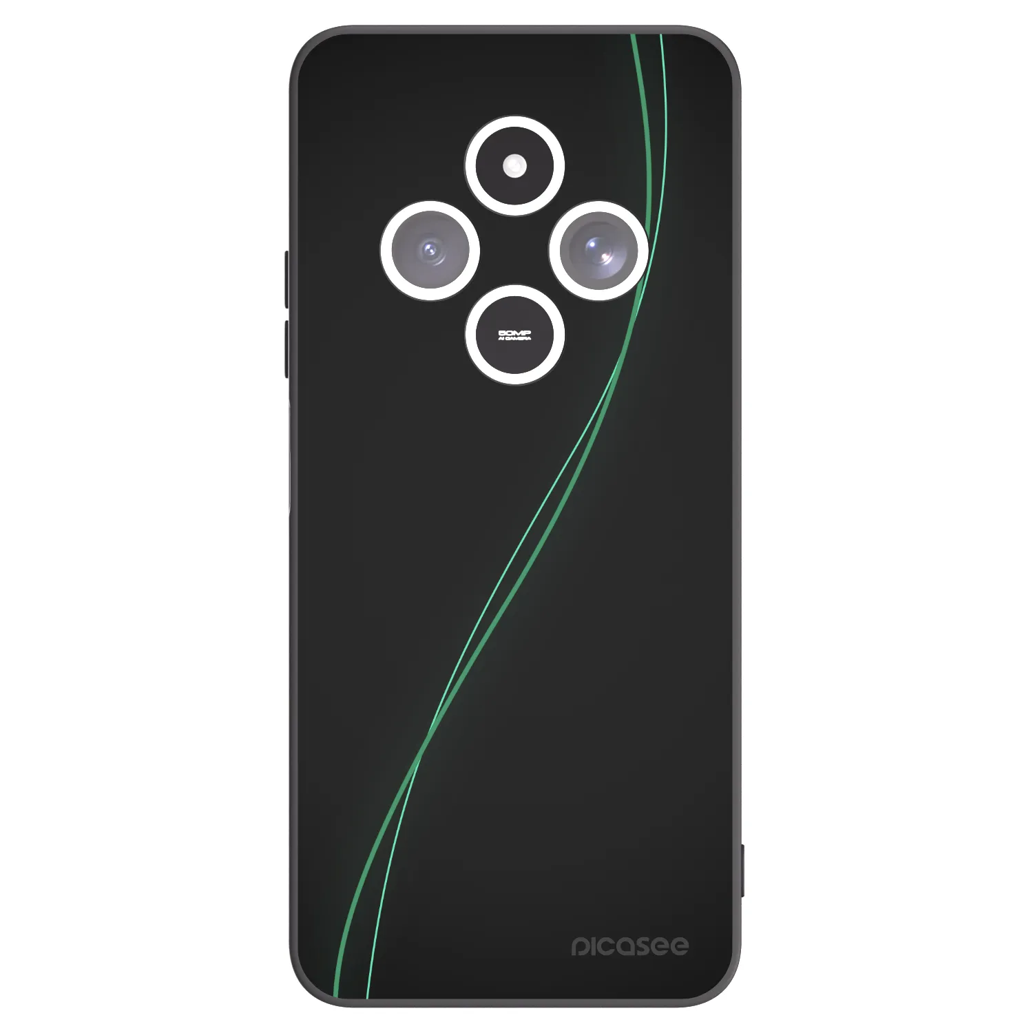 Picasee fekete szilikon tok az alábbi mobiltelefonokra Xiaomi Redmi 14C - Be Different