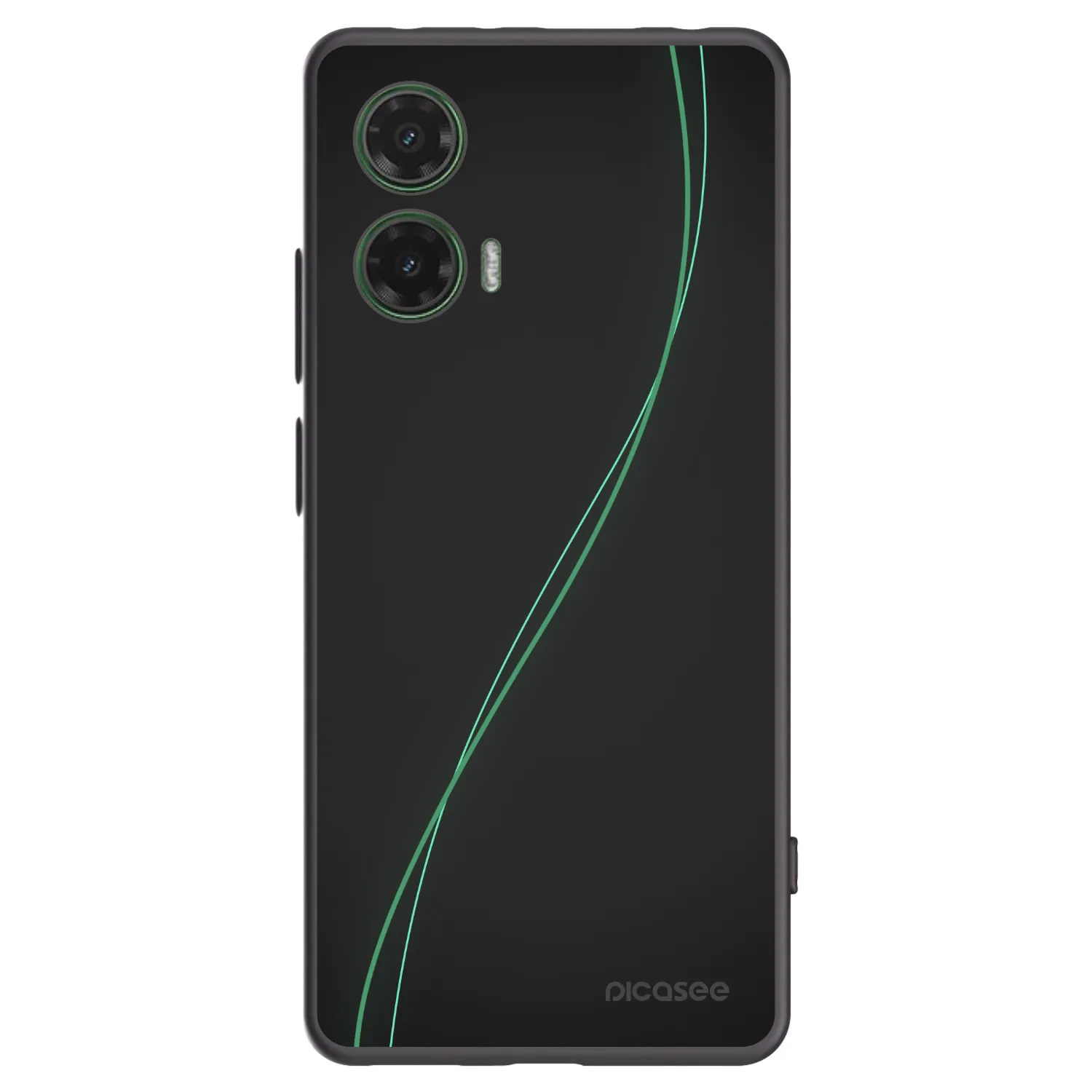 Picasee fekete szilikon tok az alábbi mobiltelefonokra Motorola Moto G35 5G - Be Different