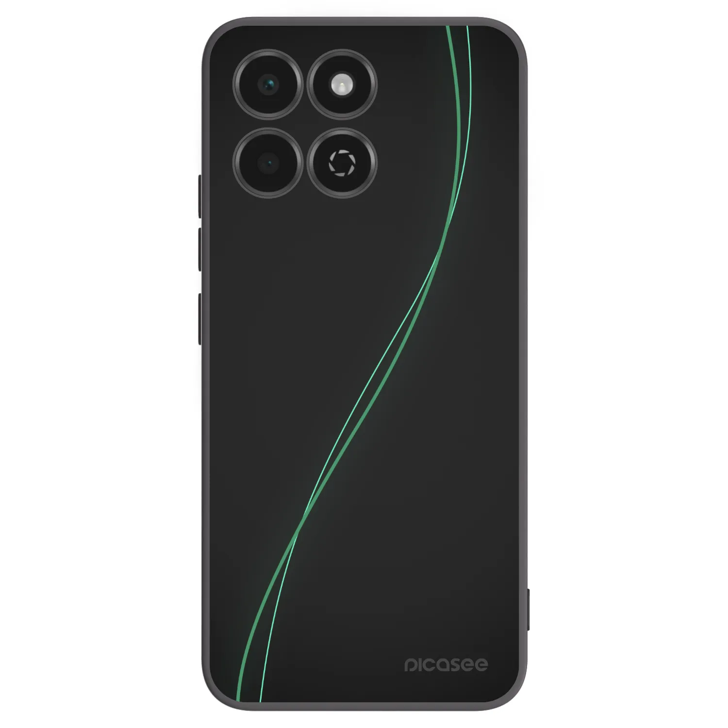 Picasee fekete szilikon tok az alábbi mobiltelefonokra Honor 200 Smart 5G - Be Different