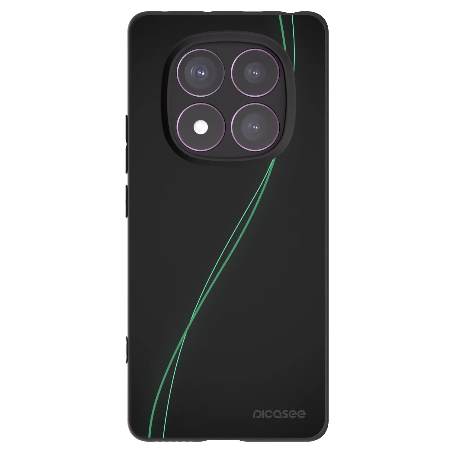 Picasee fekete szilikon tok az alábbi mobiltelefonokra Xiaomi Redmi Note 14 Pro 4G - Be Different