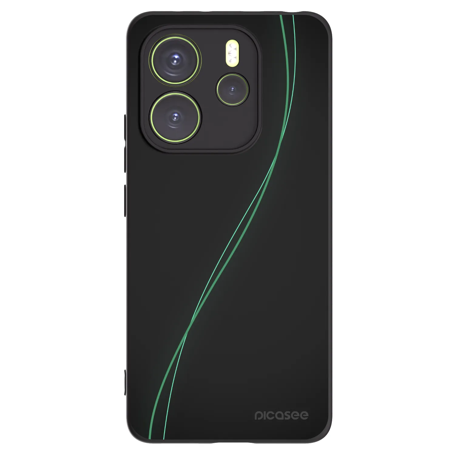 Picasee fekete szilikon tok az alábbi mobiltelefonokra Xiaomi Redmi Note 14 4G - Be Different