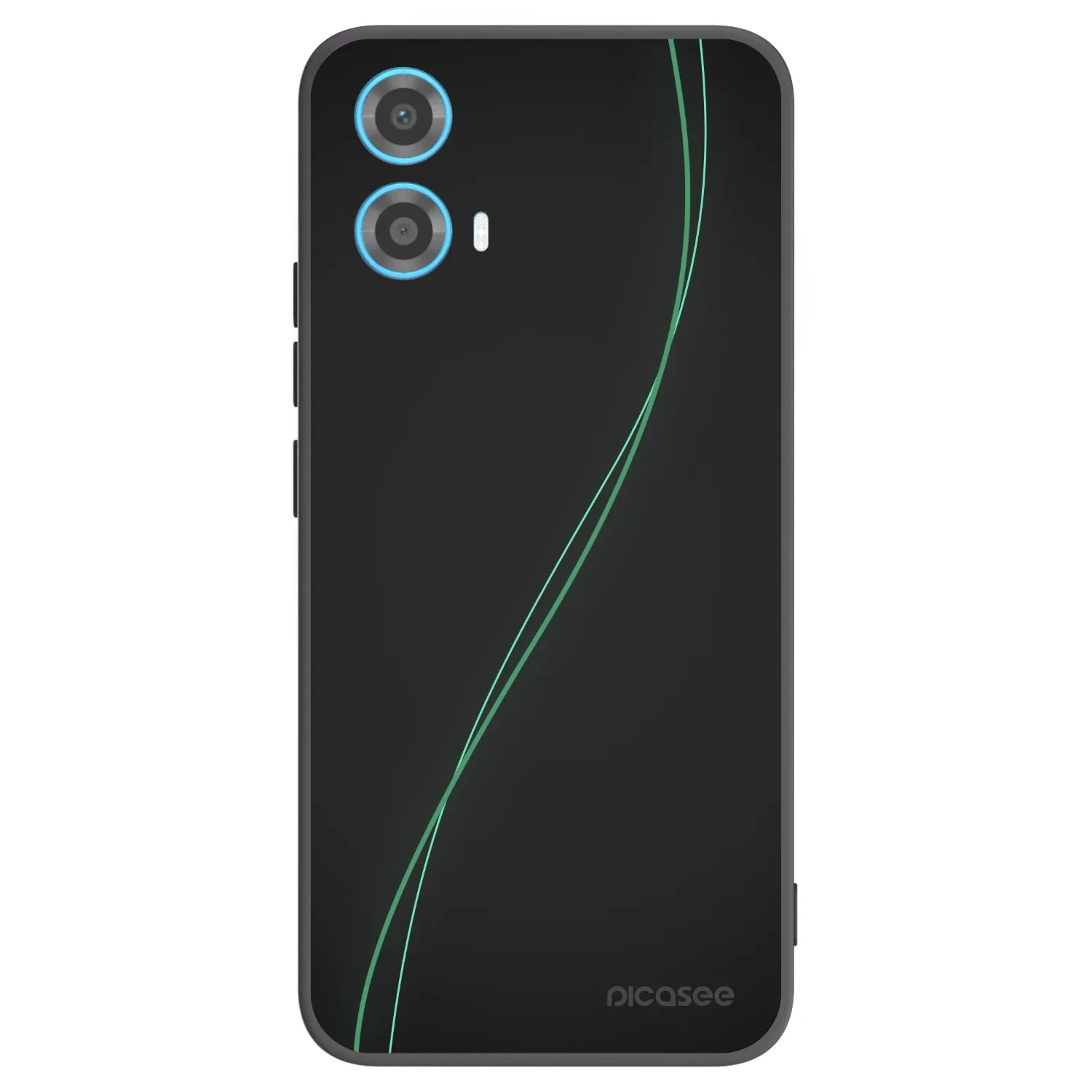 Picasee fekete szilikon tok az alábbi mobiltelefonokra Motorola Moto G34 5G - Be Different