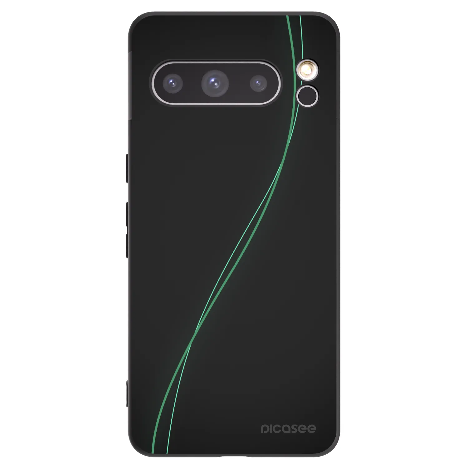 Picasee fekete szilikon tok az alábbi mobiltelefonokra Google Pixel 8 Pro - Be Different