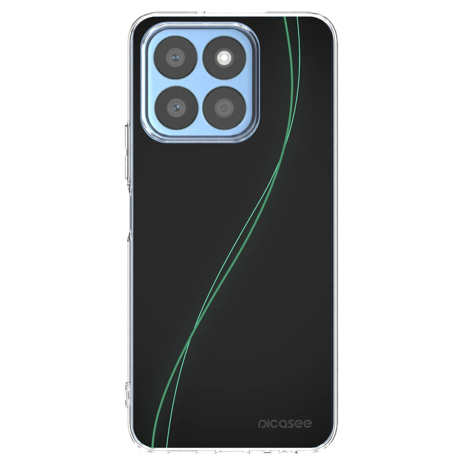 Picasee átlátszó szilikon tok az alábbi mobiltelefonokra Honor X8c - Be Different