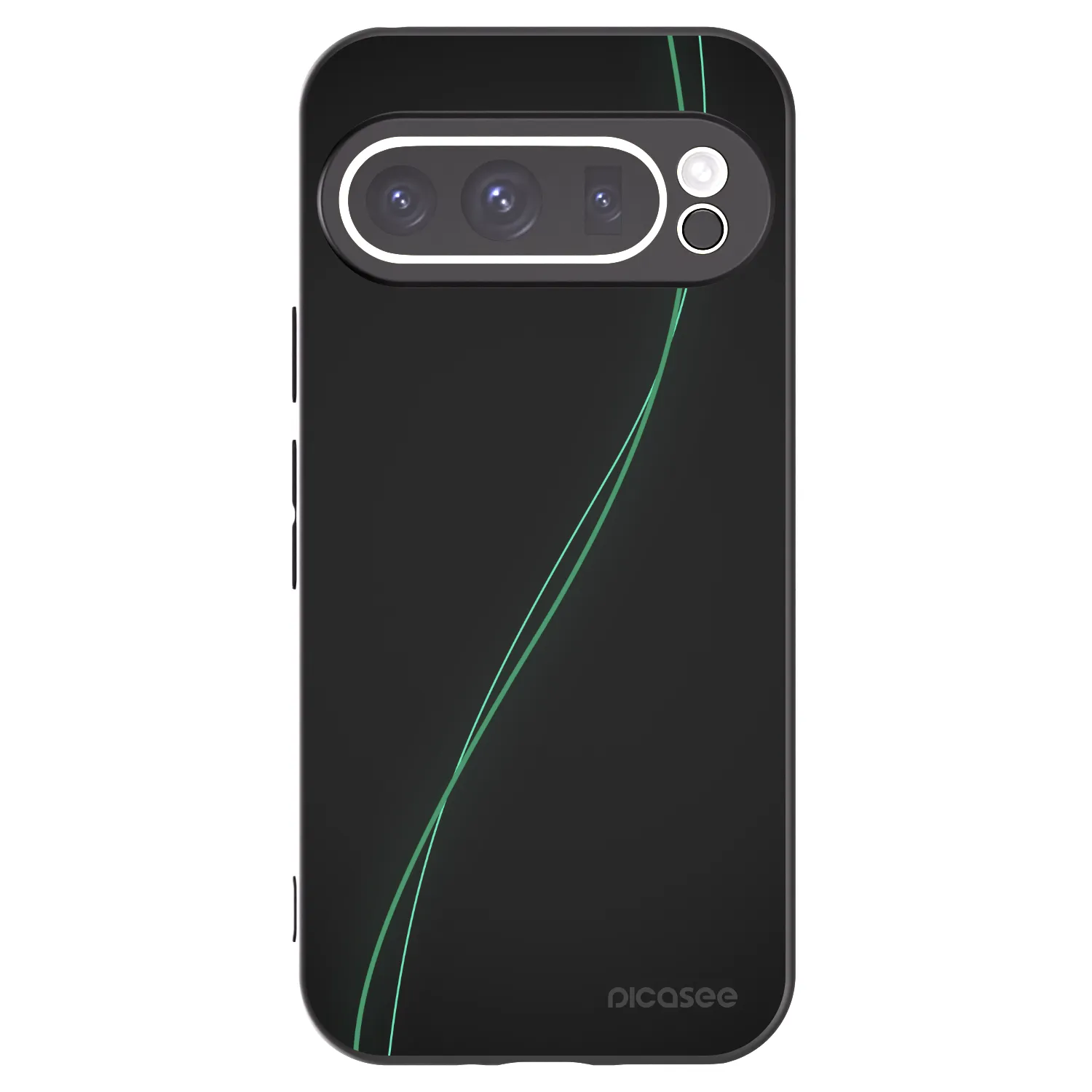 Picasee fekete szilikon tok az alábbi mobiltelefonokra Google Pixel 9 Pro - Be Different