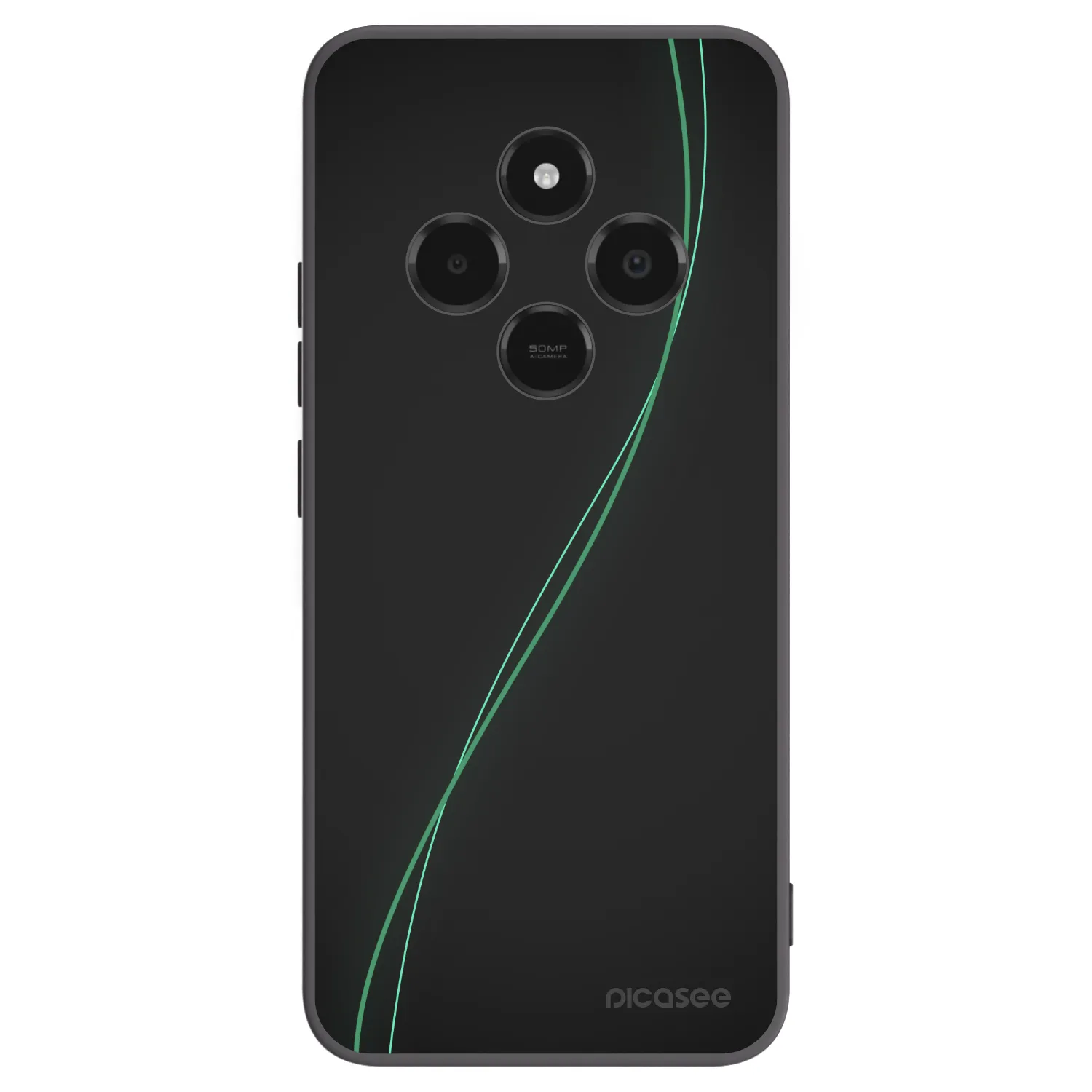 Picasee fekete szilikon tok az alábbi mobiltelefonokra Xiaomi Poco C75 - Be Different