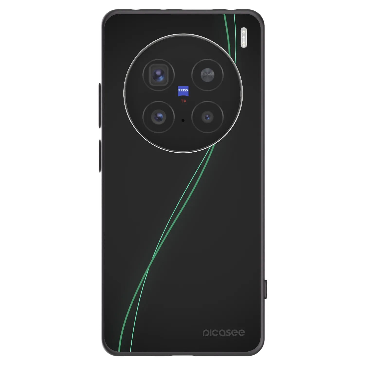 Picasee fekete szilikon tok az alábbi mobiltelefonokra Vivo X200 Pro - Be Different