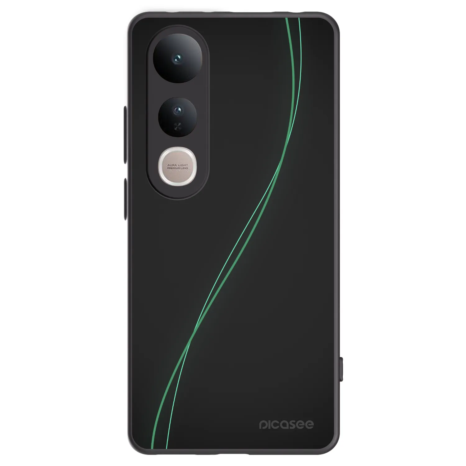 Picasee fekete szilikon tok az alábbi mobiltelefonokra Vivo V50 Lite 5G - Be Different