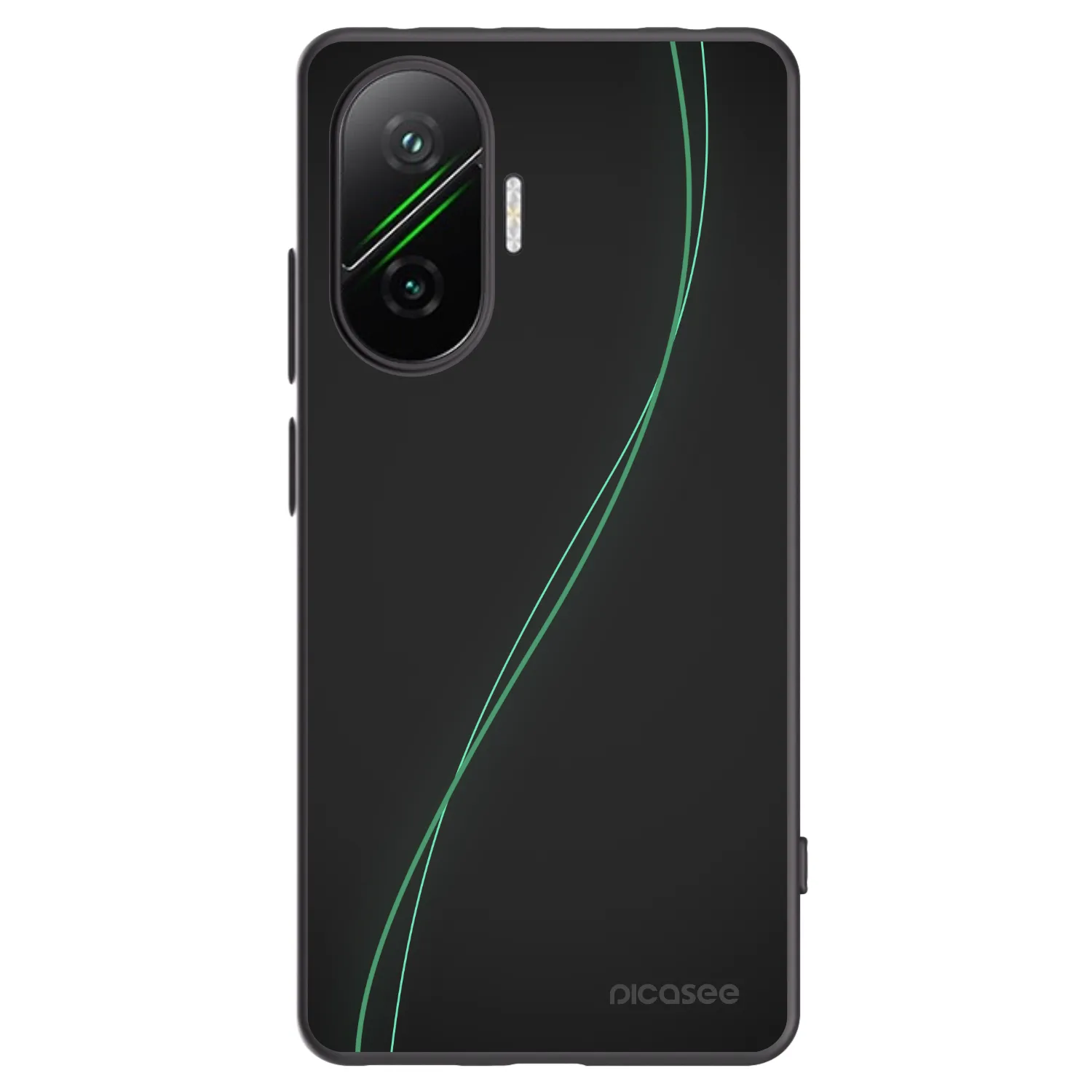 Picasee fekete szilikon tok az alábbi mobiltelefonokra Xiaomi Poco F7 Pro 5G - Be Different