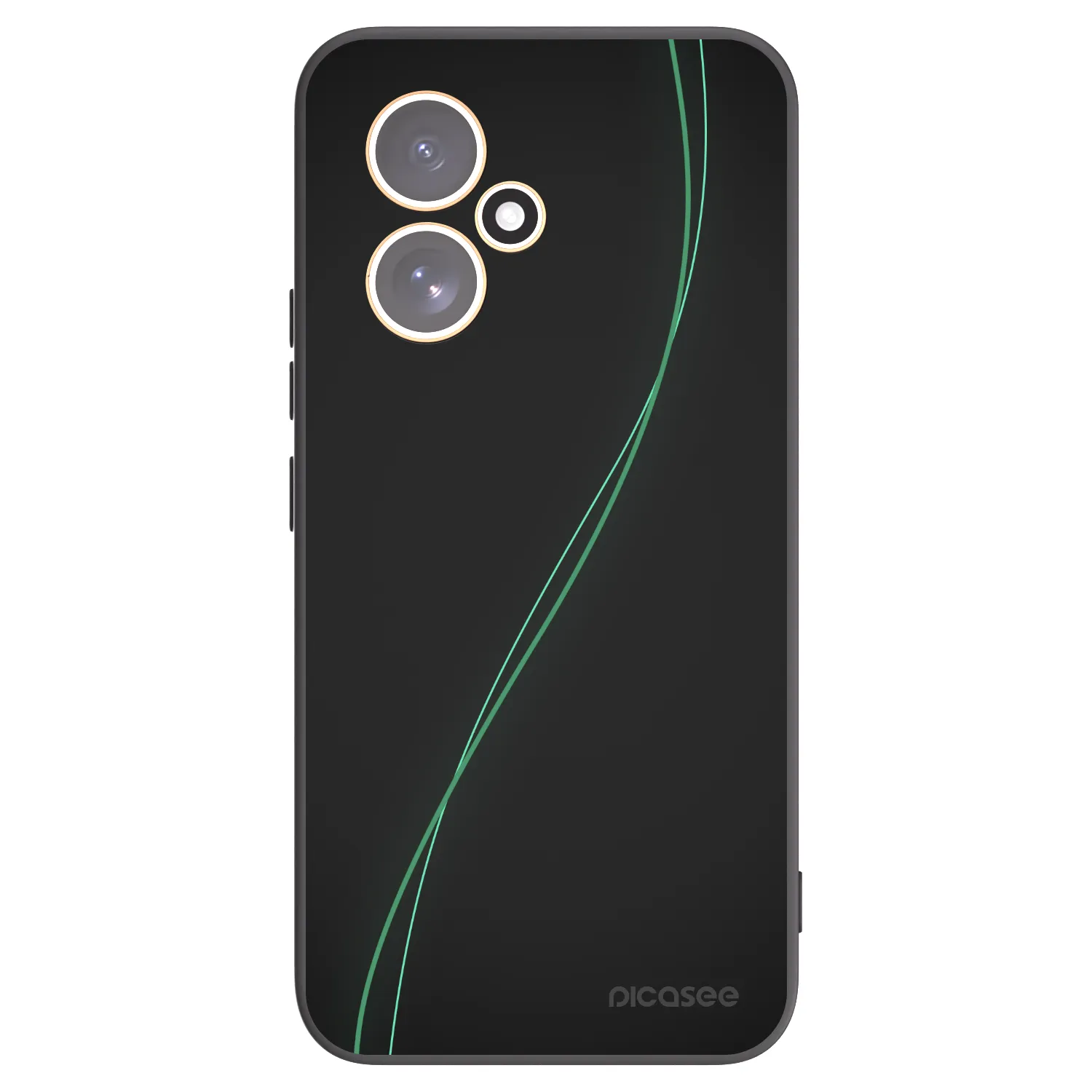 Picasee fekete szilikon tok az alábbi mobiltelefonokra Honor 400 5G - Be Different