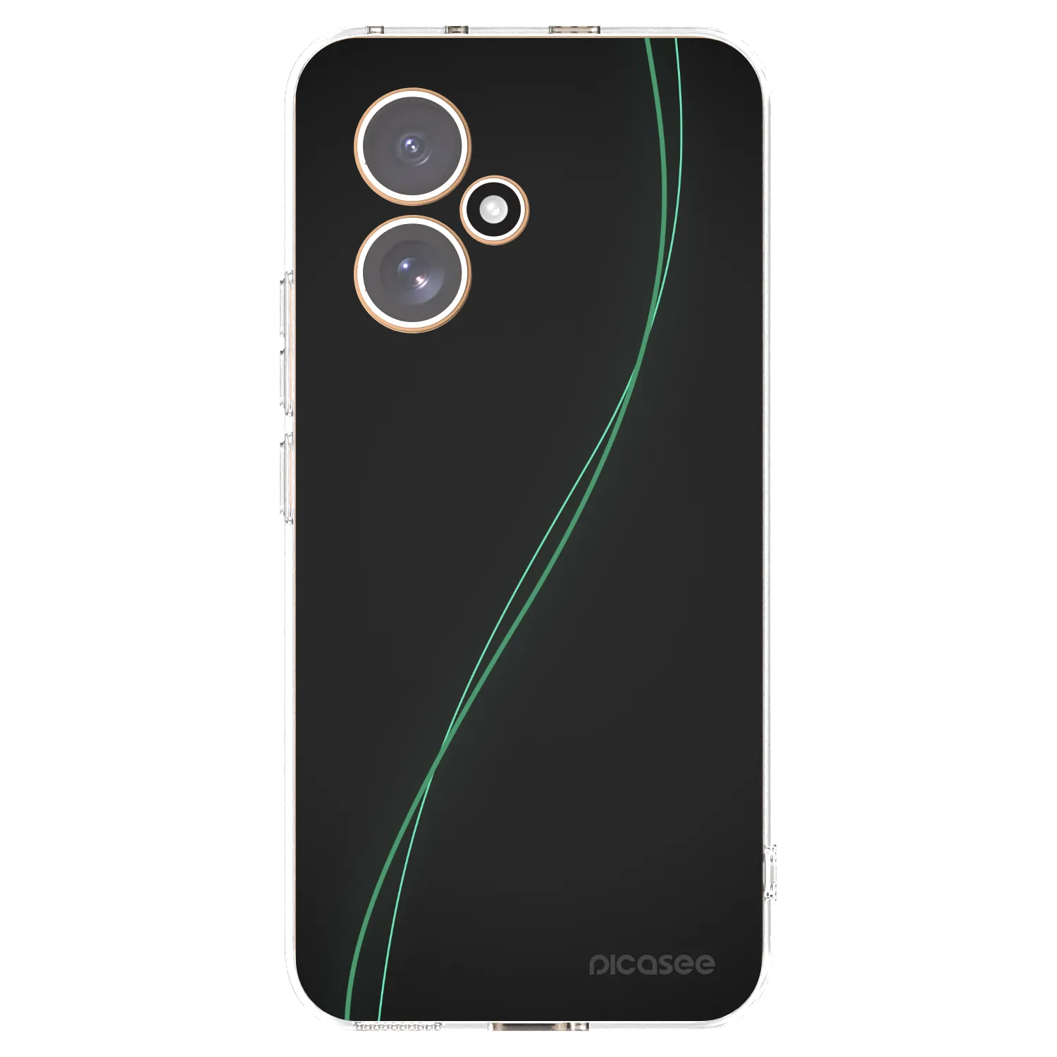 Picasee átlátszó szilikon tok az alábbi mobiltelefonokra Honor 400 5G - Be Different