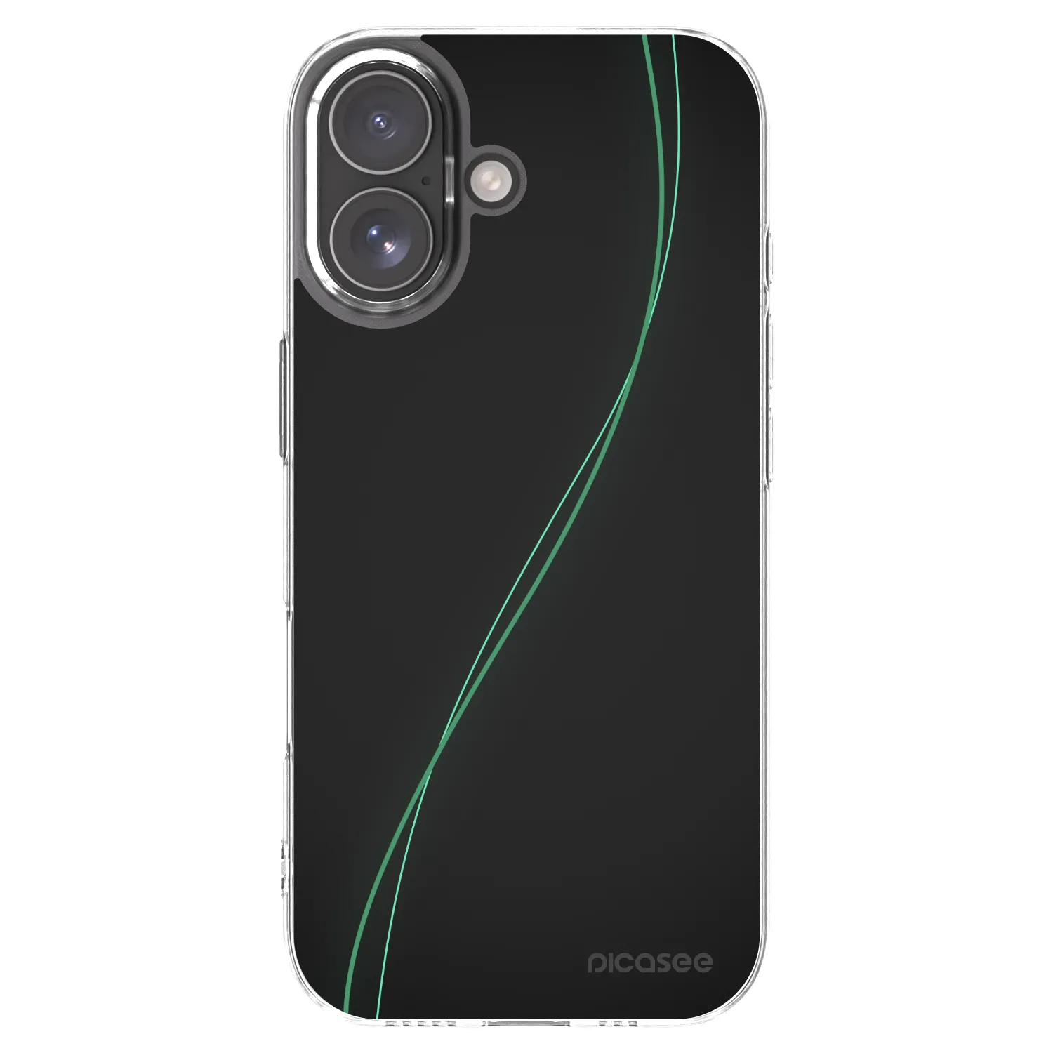 Picasee átlátszó szilikon tok az alábbi mobiltelefonokra Apple iPhone 17 - Be Different