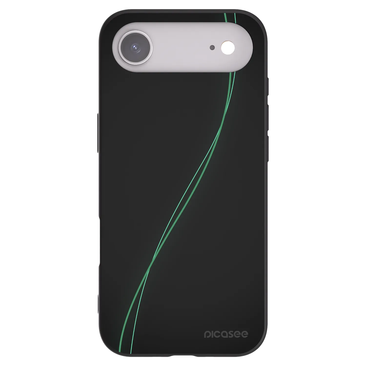 Picasee fekete szilikon tok az alábbi mobiltelefonokra Apple iPhone Air - Be Different