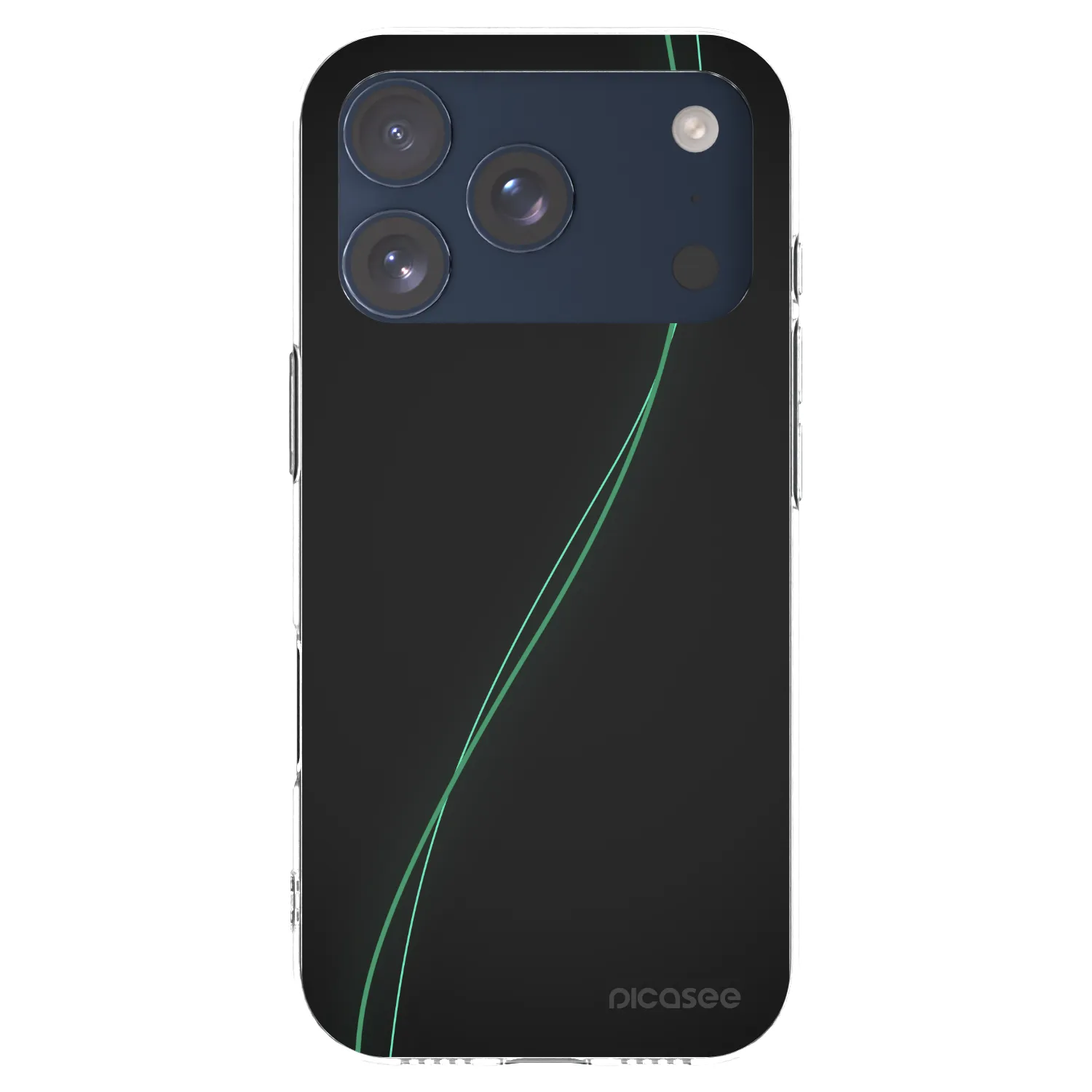 Picasee átlátszó szilikon tok az alábbi mobiltelefonokra Apple iPhone 17 Pro - Be Different
