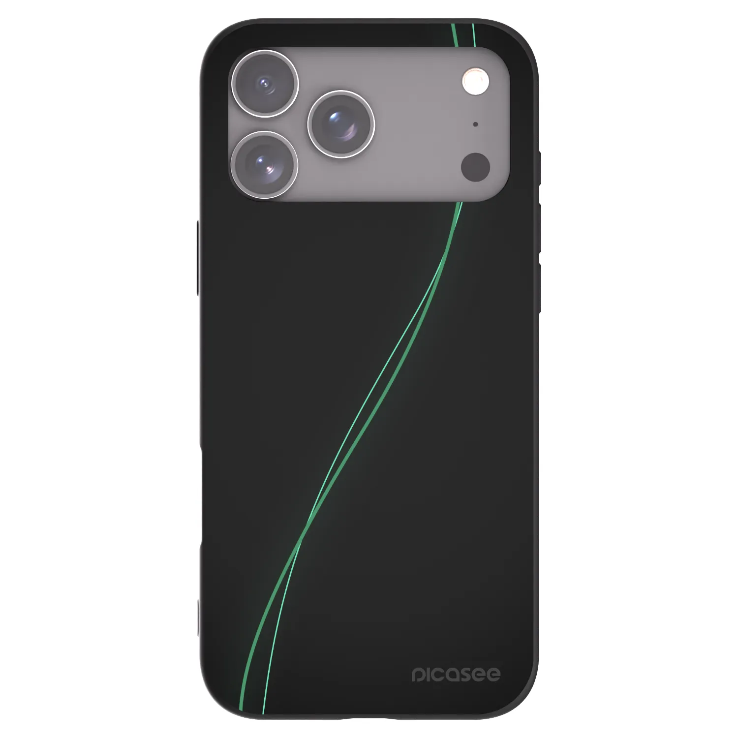 Picasee fekete szilikon tok az alábbi mobiltelefonokra Apple iPhone 17 Pro Max - Be Different
