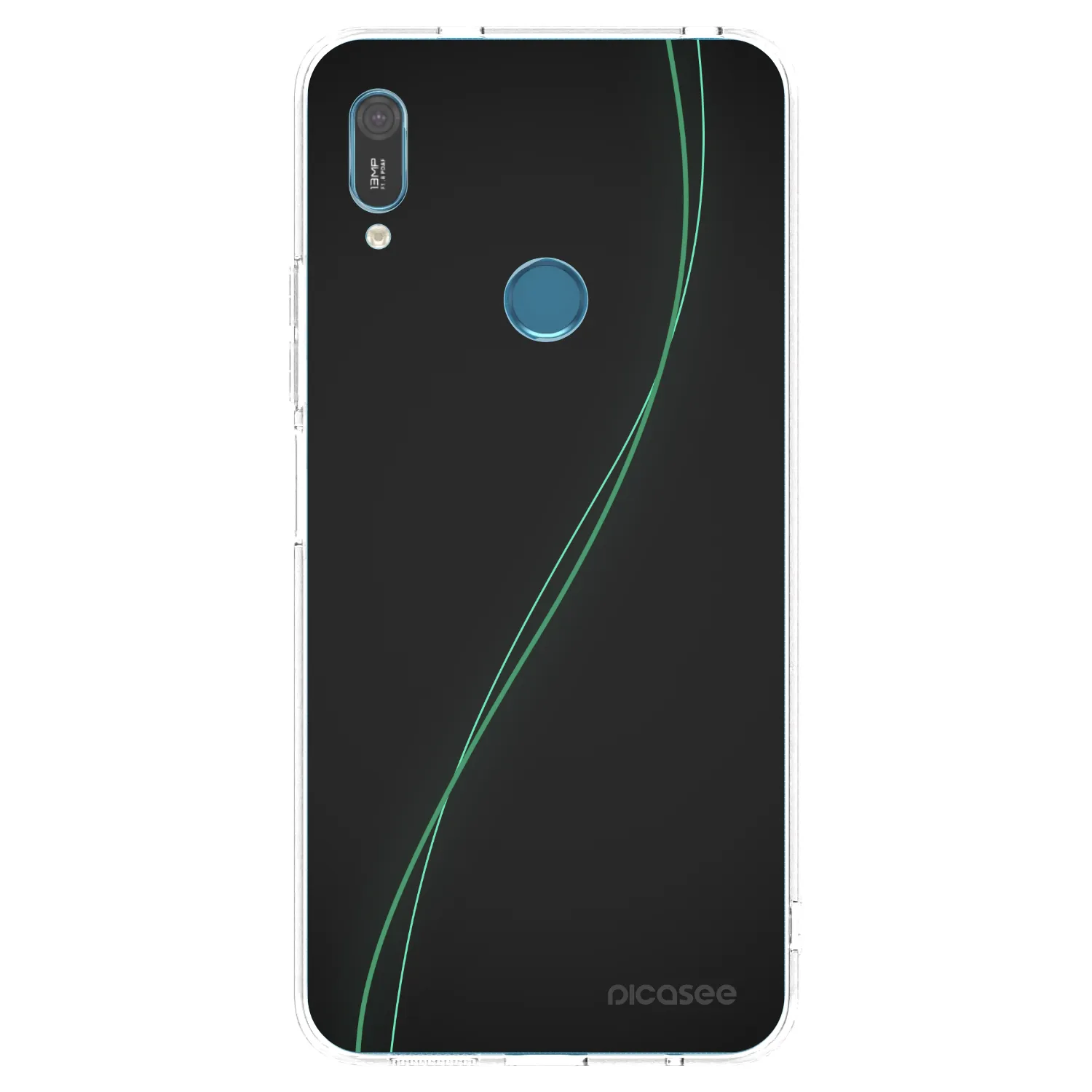 Picasee átlátszó szilikon tok az alábbi mobiltelefonokra Huawei Y6 2019 - Be Different