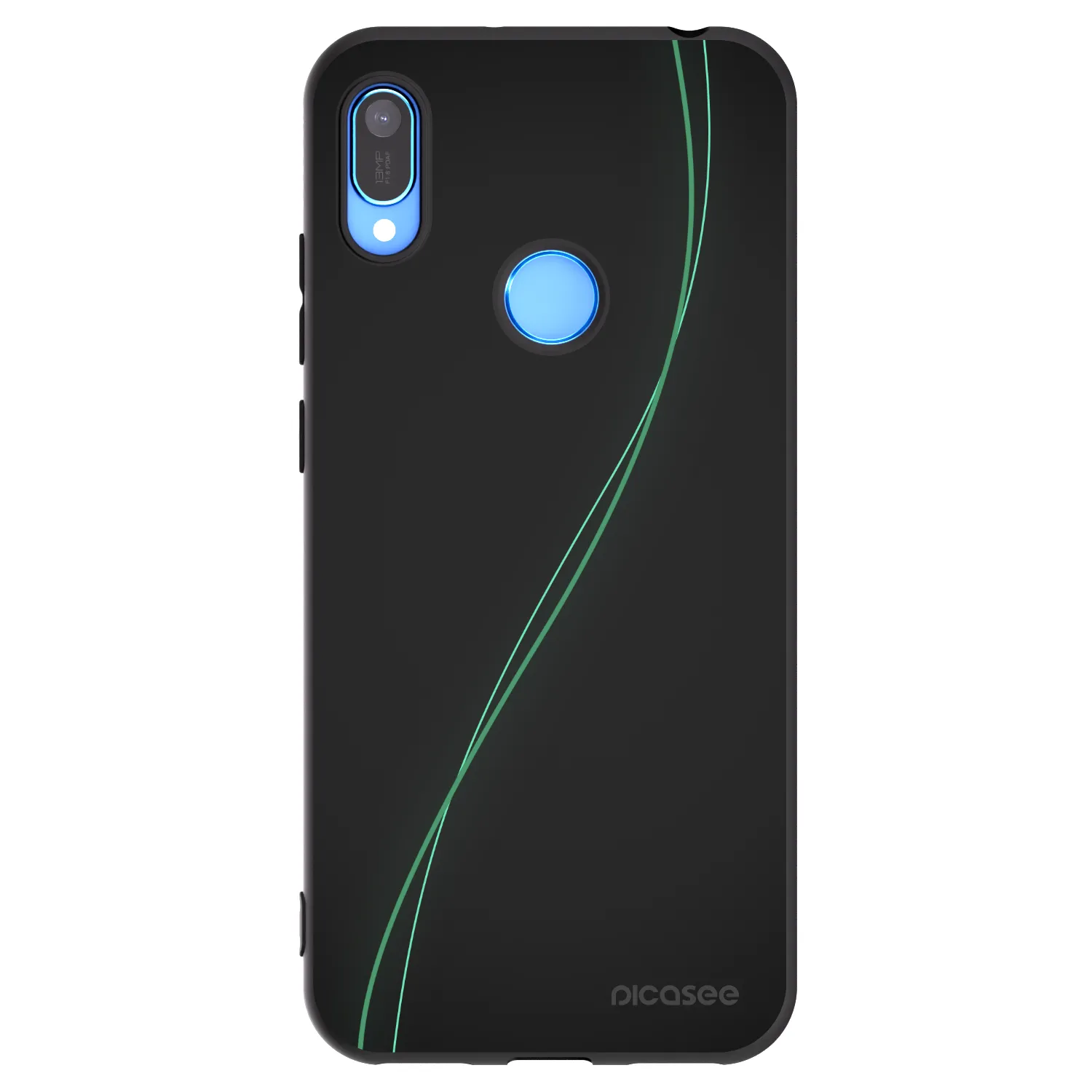 Picasee fekete szilikon tok az alábbi mobiltelefonokra Huawei Y6 2019 - Be Different