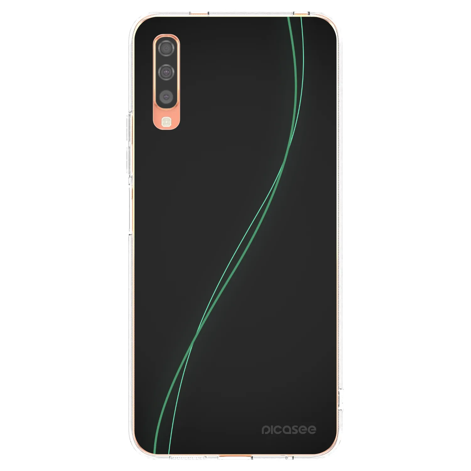 Picasee átlátszó szilikon tok az alábbi mobiltelefonokra Samsung Galaxy A70 A705F - Be Different