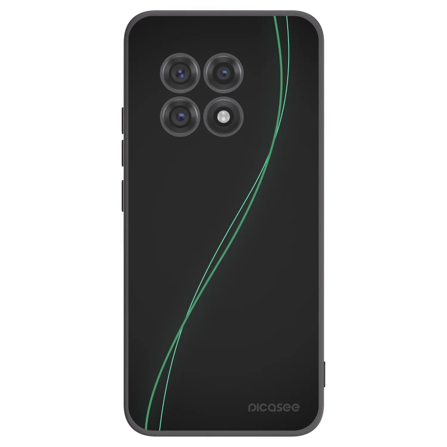 Picasee fekete szilikon tok az alábbi mobiltelefonokra OnePlus 13R 5G - Be Different