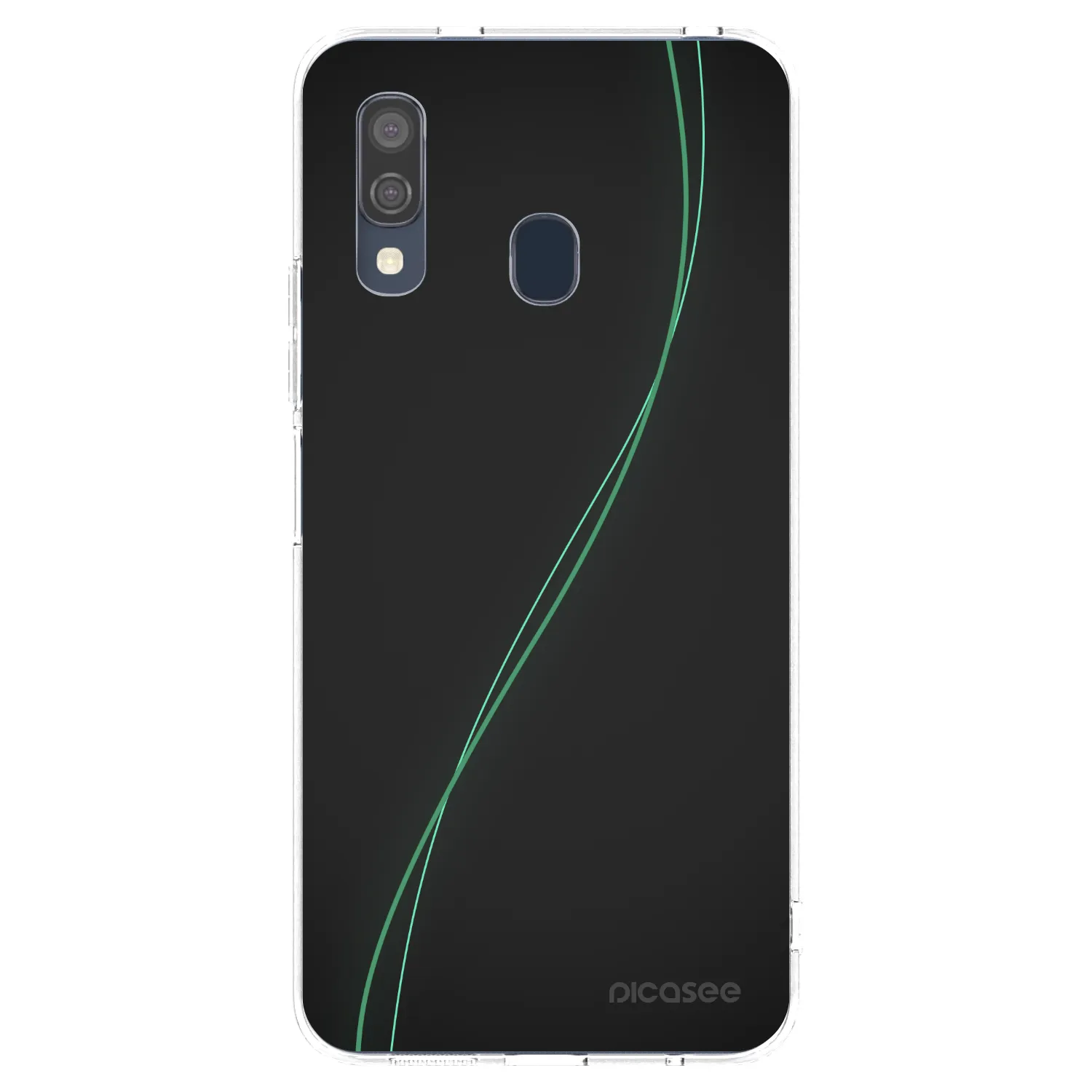 Picasee átlátszó szilikon tok az alábbi mobiltelefonokra Samsung Galaxy A40 A405F - Be Different