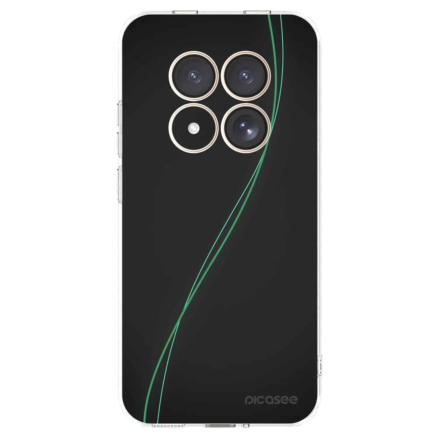 Picasee átlátszó szilikon tok az alábbi mobiltelefonokra Xiaomi Redmi Note 15 Pro 4G - Be Different