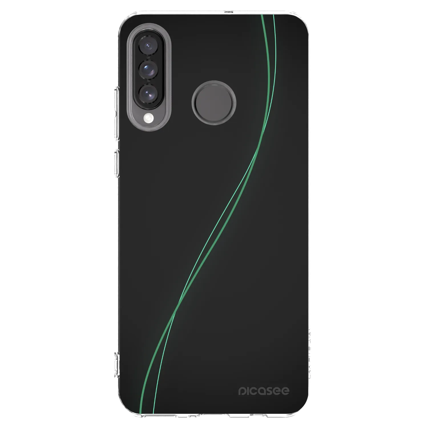 Picasee átlátszó szilikon tok az alábbi mobiltelefonokra Huawei P30 Lite - Be Different