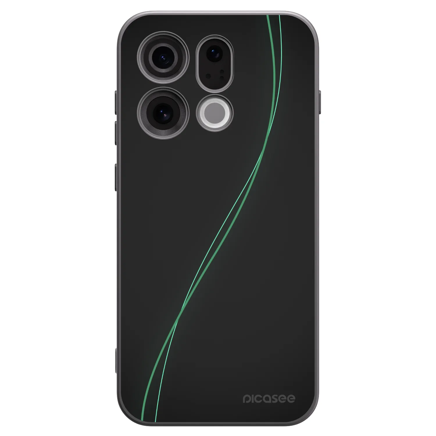 Picasee fekete szilikon tok az alábbi mobiltelefonokra OPPO Find X9 - Be Different