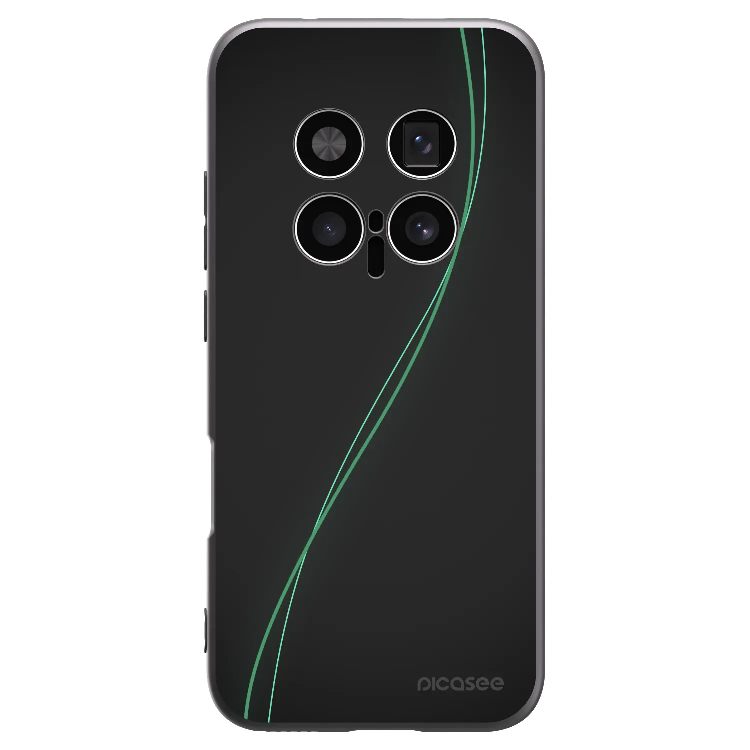 Picasee fekete szilikon tok az alábbi mobiltelefonokra Honor Magic8 Pro 5G - Be Different