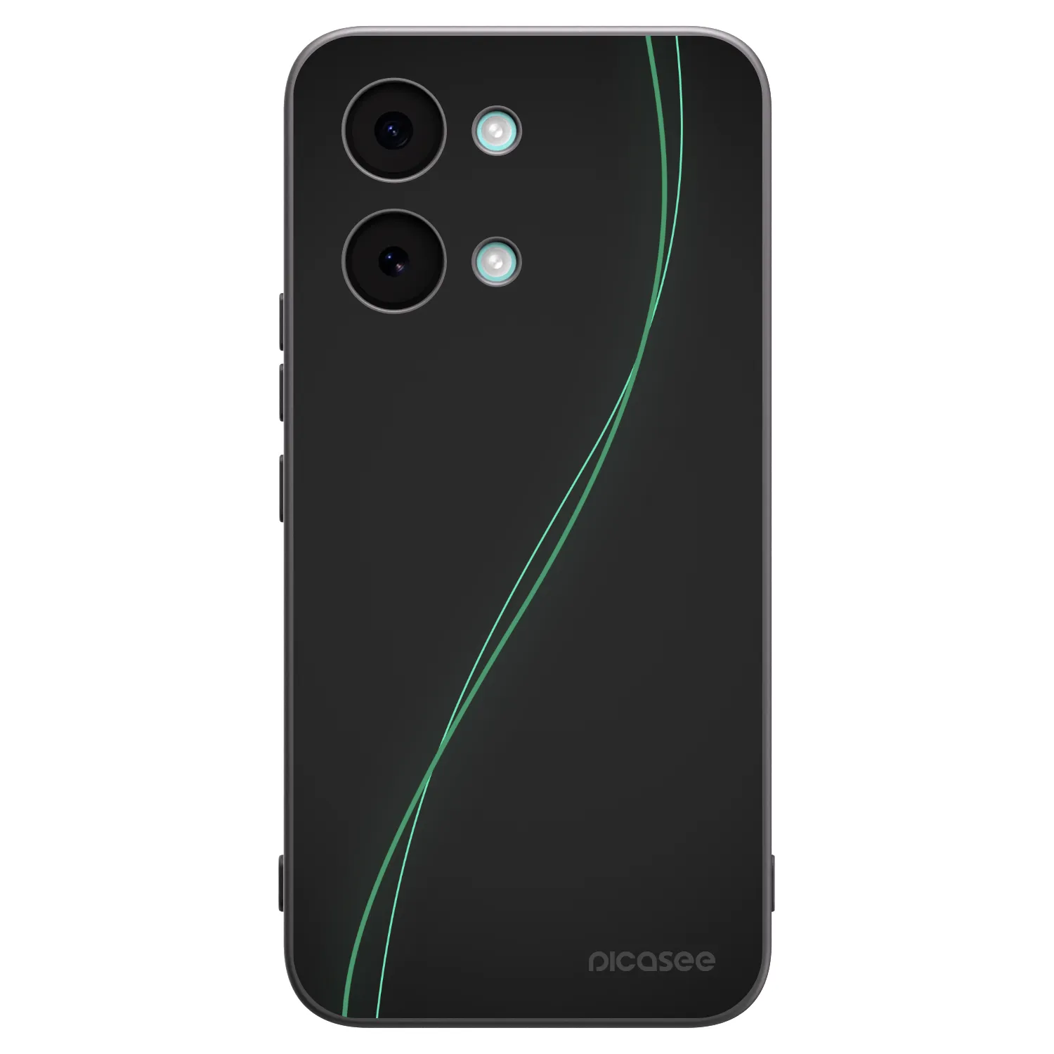 Picasee fekete szilikon tok az alábbi mobiltelefonokra Xiaomi Poco X8 Pro Max - Be Different