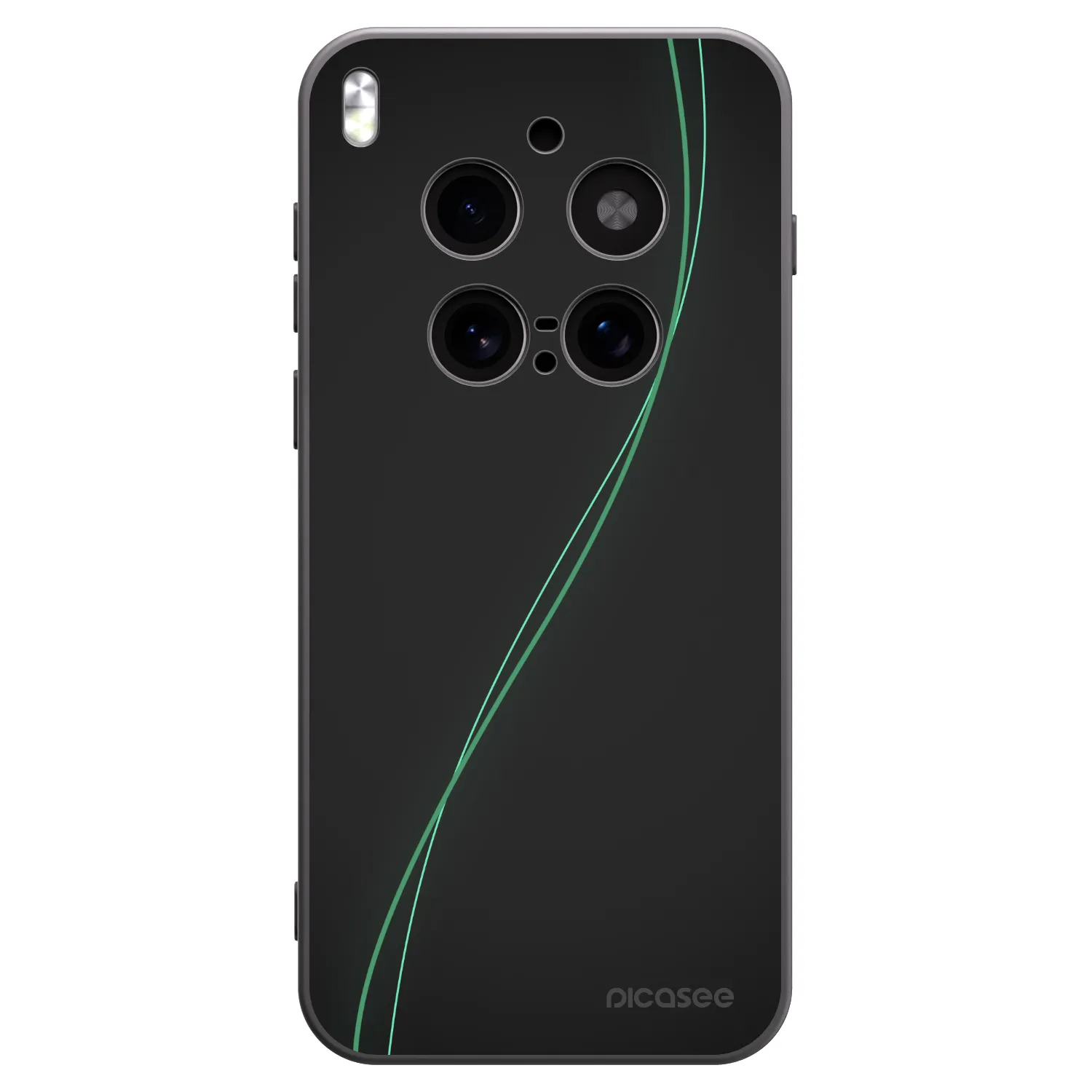 Picasee fekete szilikon tok az alábbi mobiltelefonokra Vivo X300 Pro - Be Different