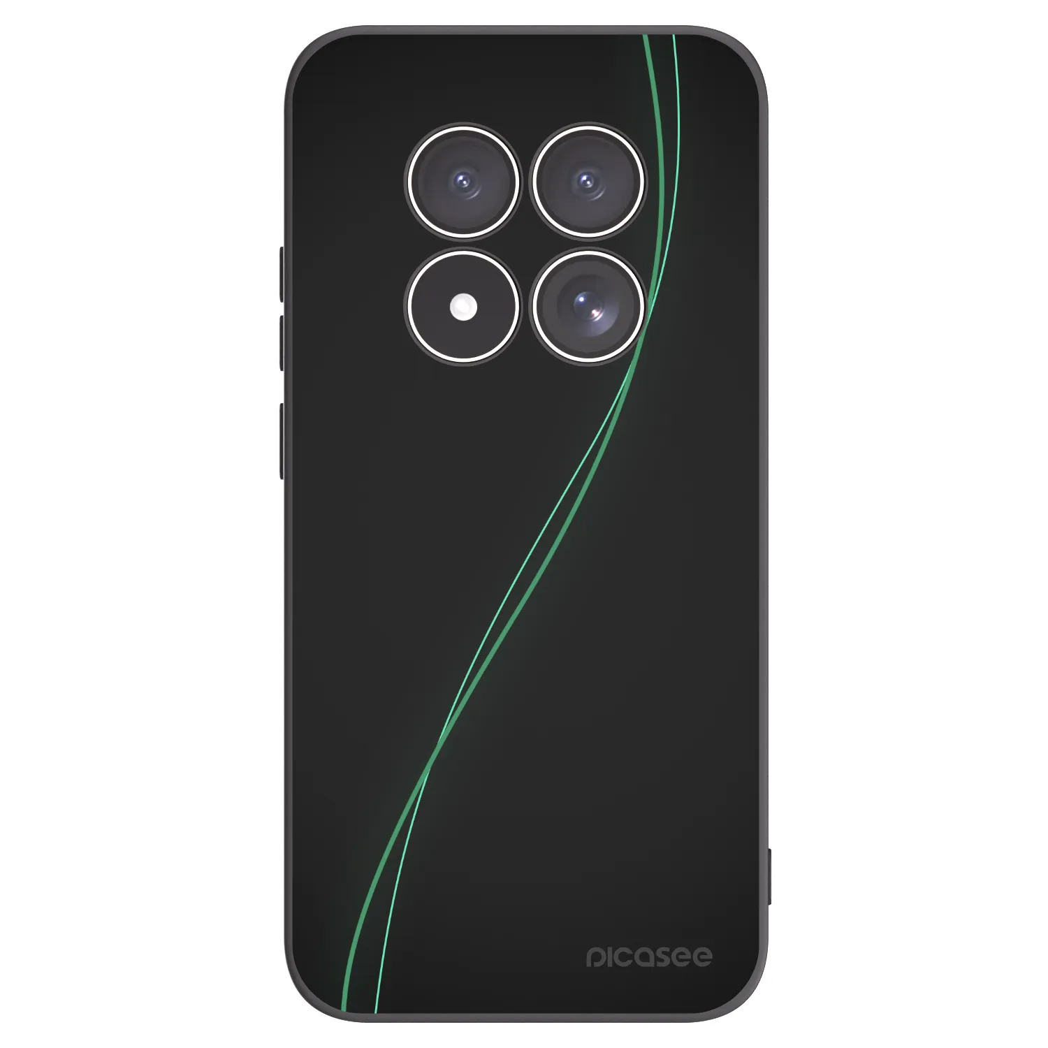 Picasee fekete szilikon tok az alábbi mobiltelefonokra Xiaomi Redmi Note 15 Pro 5G - Be Different