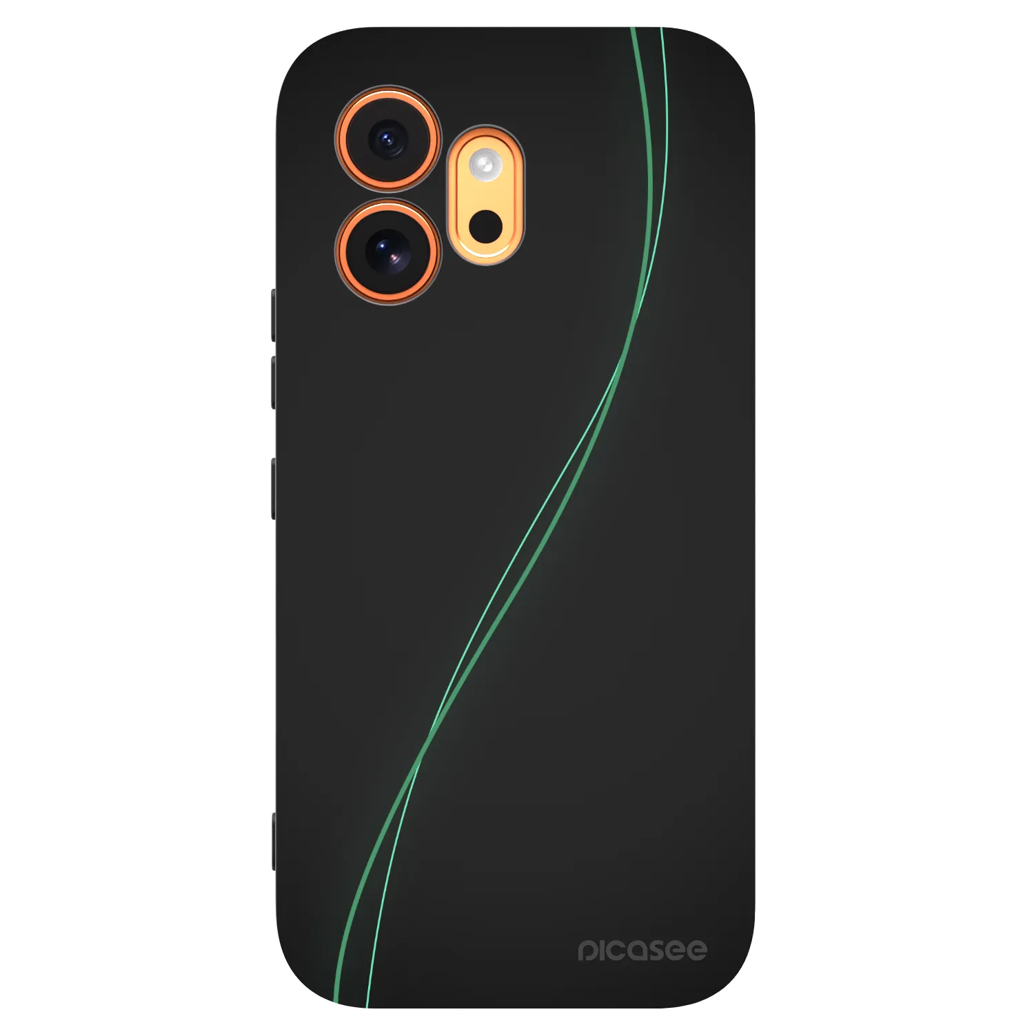 Picasee fekete szilikon tok az alábbi mobiltelefonokra Honor 600 - Be Different